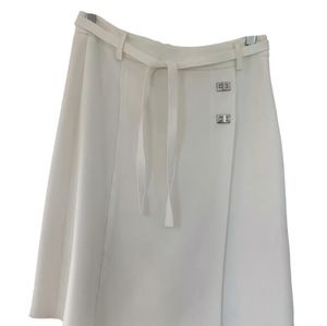 Zara Cream Wrap Knee Length Size S